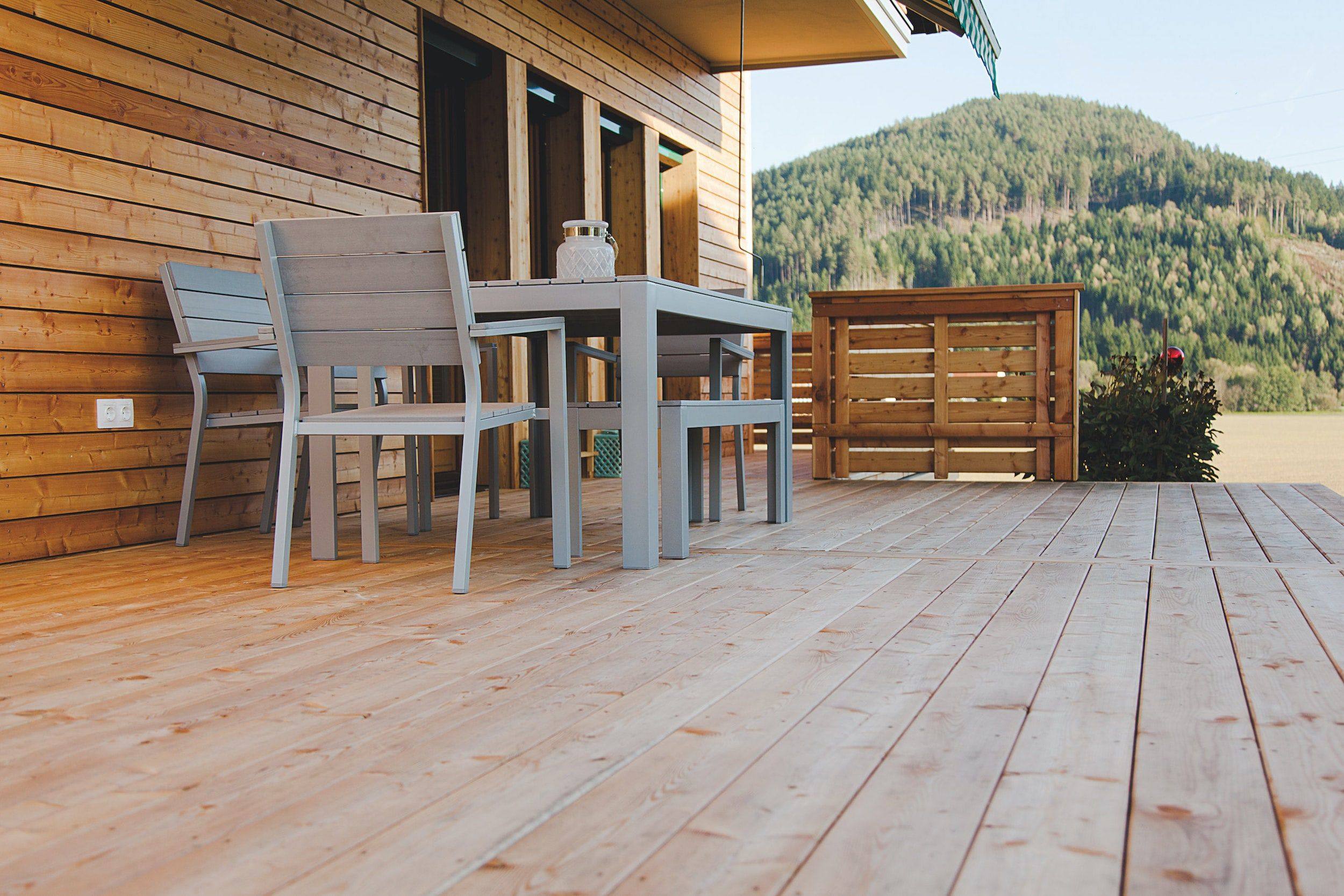 Terrasse Lärche Terrasse Lärche